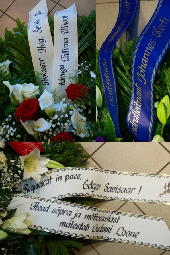 Похоронные венки в Ласнамяэ